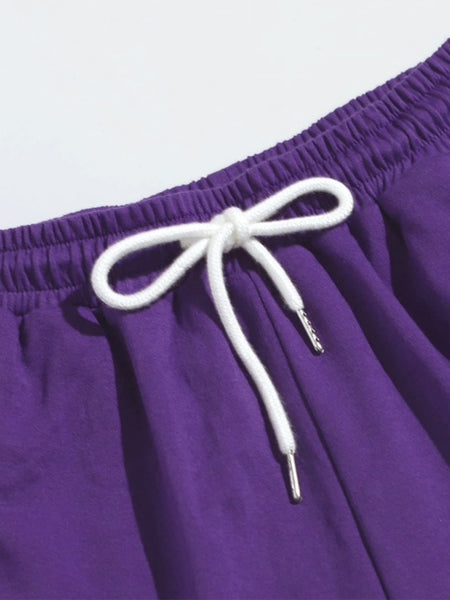 Drawstring Shorts with Pockets