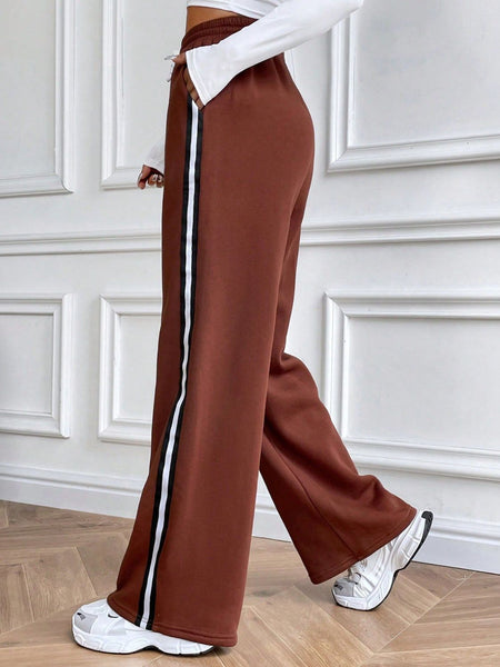 Drawstring Wide Leg Pants