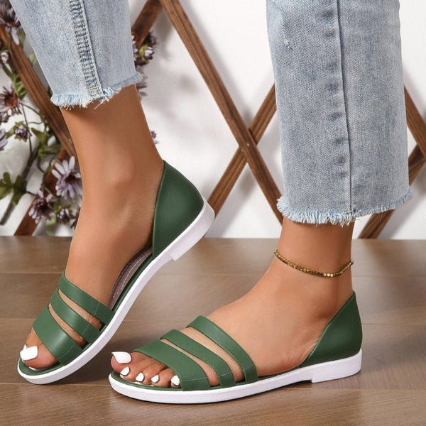 Three-Strap Sandals