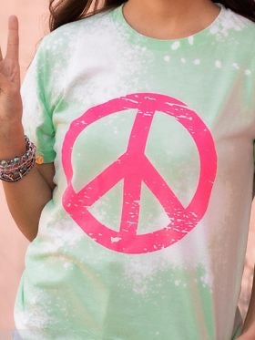 *Preorder* Bleached Peace Sign
