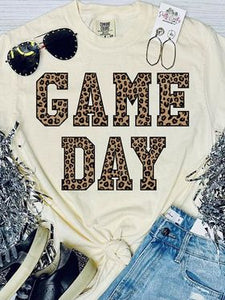 *Preorder* Game Day Leopard (Ivory Comfort Color)
