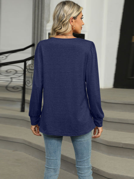 Round Neck Long Sleeve T-Shirt