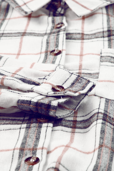 Plaid Button Up Long Sleeve