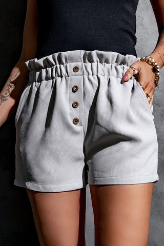 Paperbag Shorts with Pockets