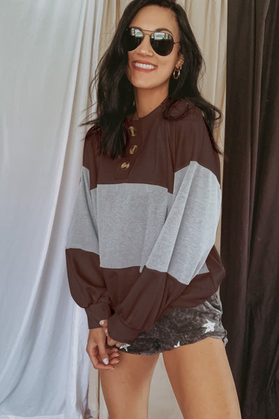 Round Neck Long Sleeve Sweatshirt