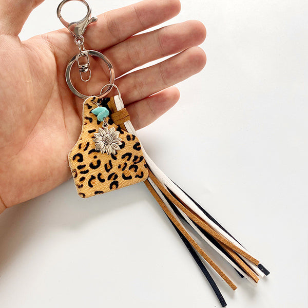 *Doorbuster* Turquoise Fringe Detail Key Chain