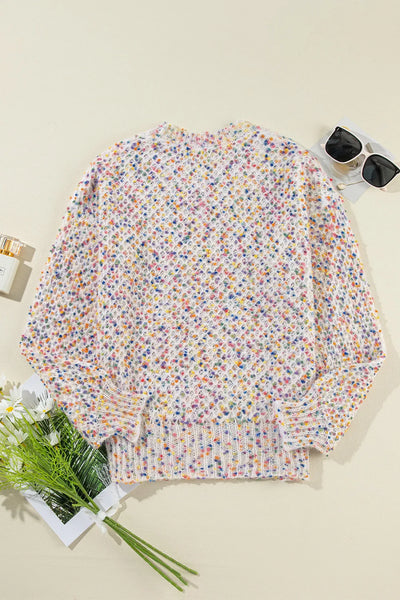 Round Neck Long Sleeve Sweater