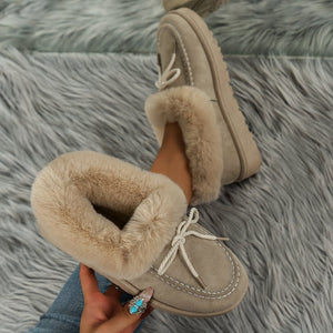 Thermal Fuzzy Tied Round Toe