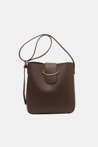 Vegan Leather Adjustable Strap Crossbody Bag