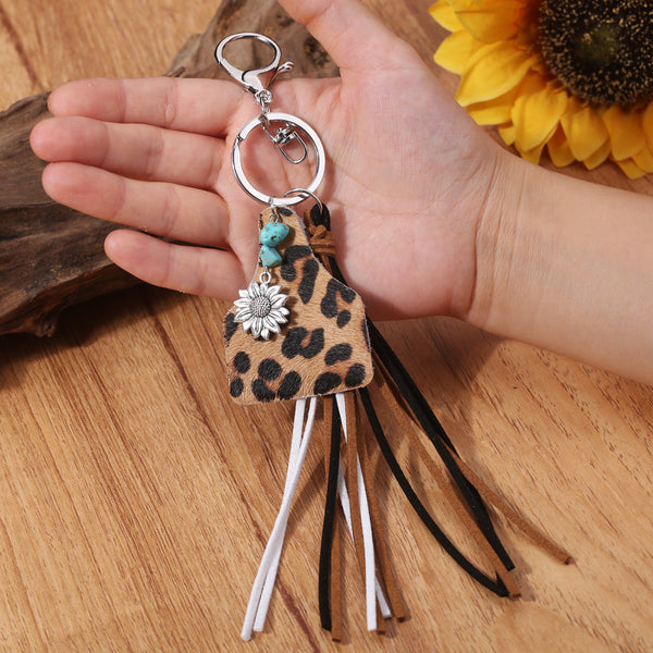 *Doorbuster* Turquoise Fringe Detail Key Chain