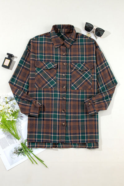 Plaid Button Up Long Sleeve