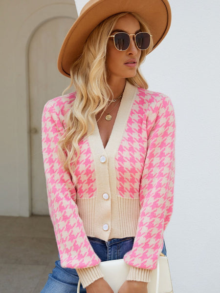 Button Up Long Sleeve Cardigan