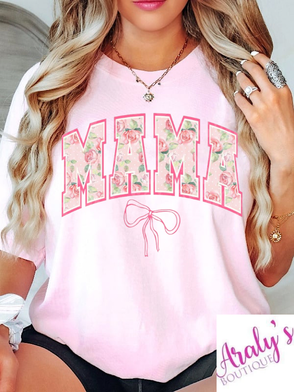 *Preorder* Mama floral bow