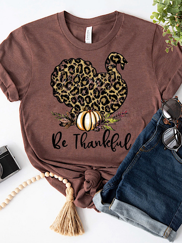 *Preorder* Leopard Be Thankful (Brown)