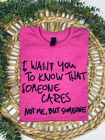 *Preorder* I want you to know someone cares
