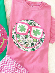 *Preorder* Pink shamrock tee