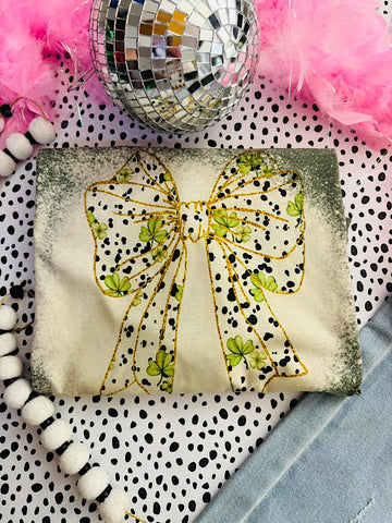 *Preorder* Shamrock bow