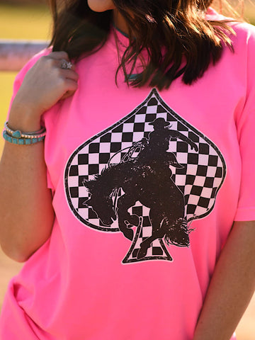 *Preorder* Pink cowboy spade