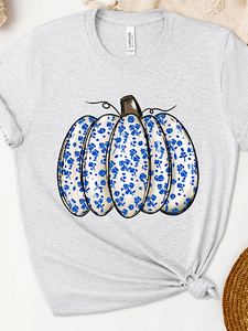 *Preorder* Blue floral pumpkin