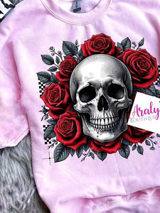 *Preorder* Roses skull