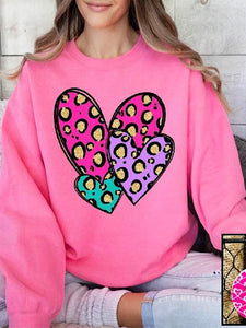 *Preorder* Colorful Leopard hearts