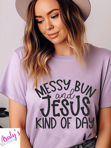 *Preorder* Messy bun and Jesus