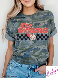 *Preorder* Mama camo baseball