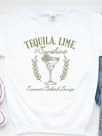 *Preorder* Tequila lime sunshine sweatshirt