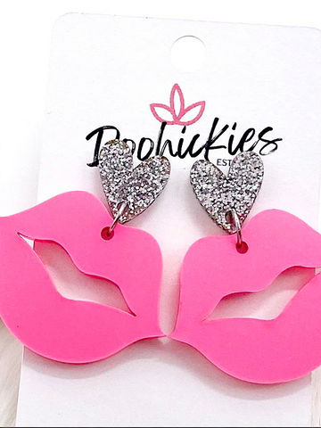 Pink Smooch earrings