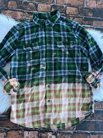 *Preorder* Hunter green flannel