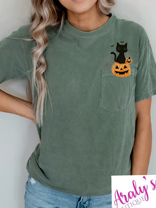 *Preorder* Black Pumpkin Cat