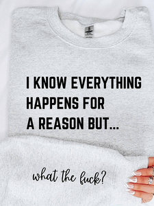 *Preorder* Everything happens for a reason