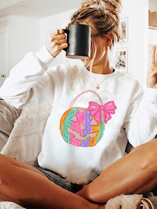 *Preorder* Pink Pumpkin Sweatshirt