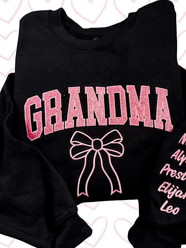 *Preorder* Grandma embroidered