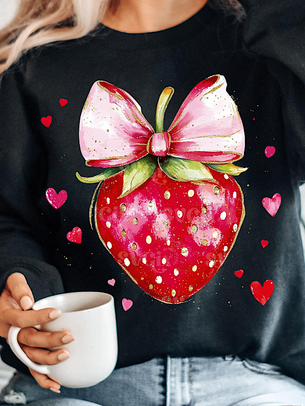 *Preorder* Strawberry bow