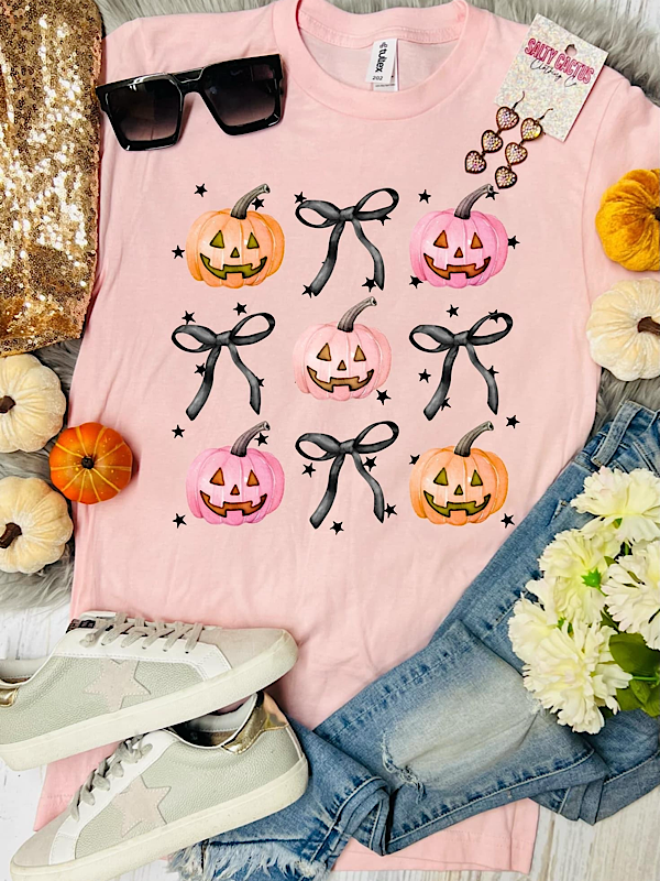 *Preorder* Pink Halloween bows