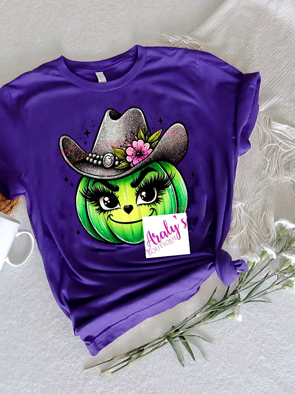 *Preorder* Purple cowboy pumpkin