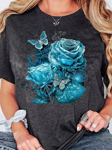 *Preorder* Blue rose butterfly