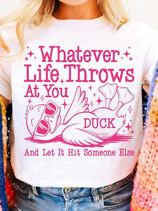 *Preorder* Whatever life throws tee