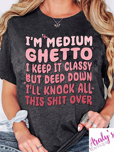 *Preorder* Medium Ghetto Pink letters
