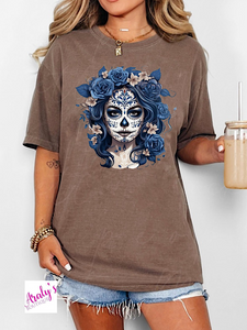 *Preorder* Blue sugar skull