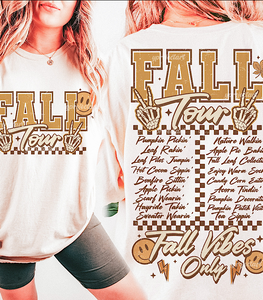 *Preorder* Fall tour