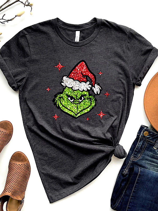 *Preorder* Sparkle face grinch