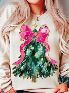 *Preorder* Pink ribbon Christmas tree