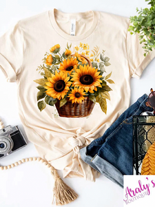 *Preorder* Sunflower Basket