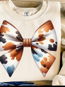 *Preorder* Cowprint bow