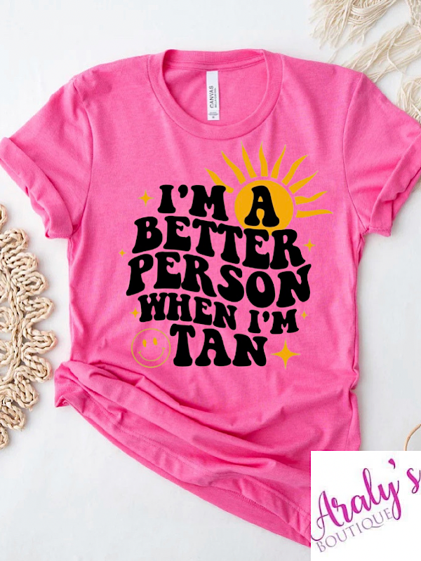 *Preorder* Pink Better Person tan