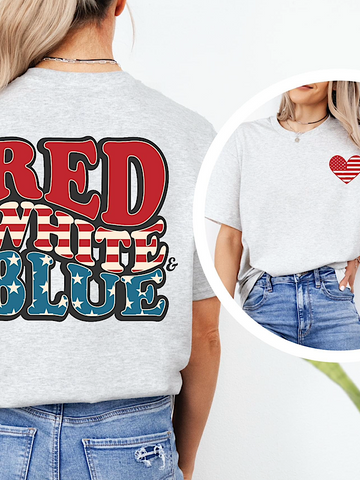 *Preorder* Red White Blue