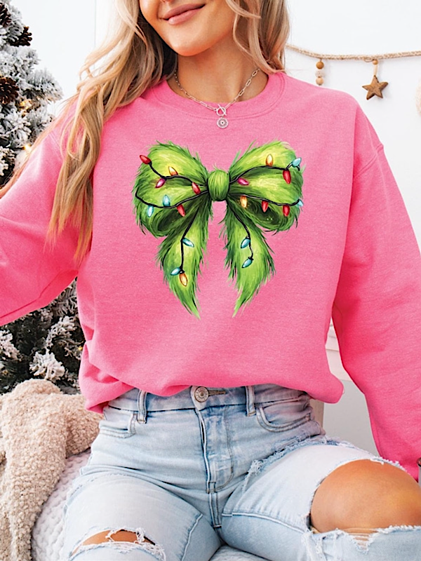 *Preorder* Christmas green bow