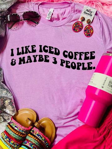 *Preorder* Ice coffee & 3 people